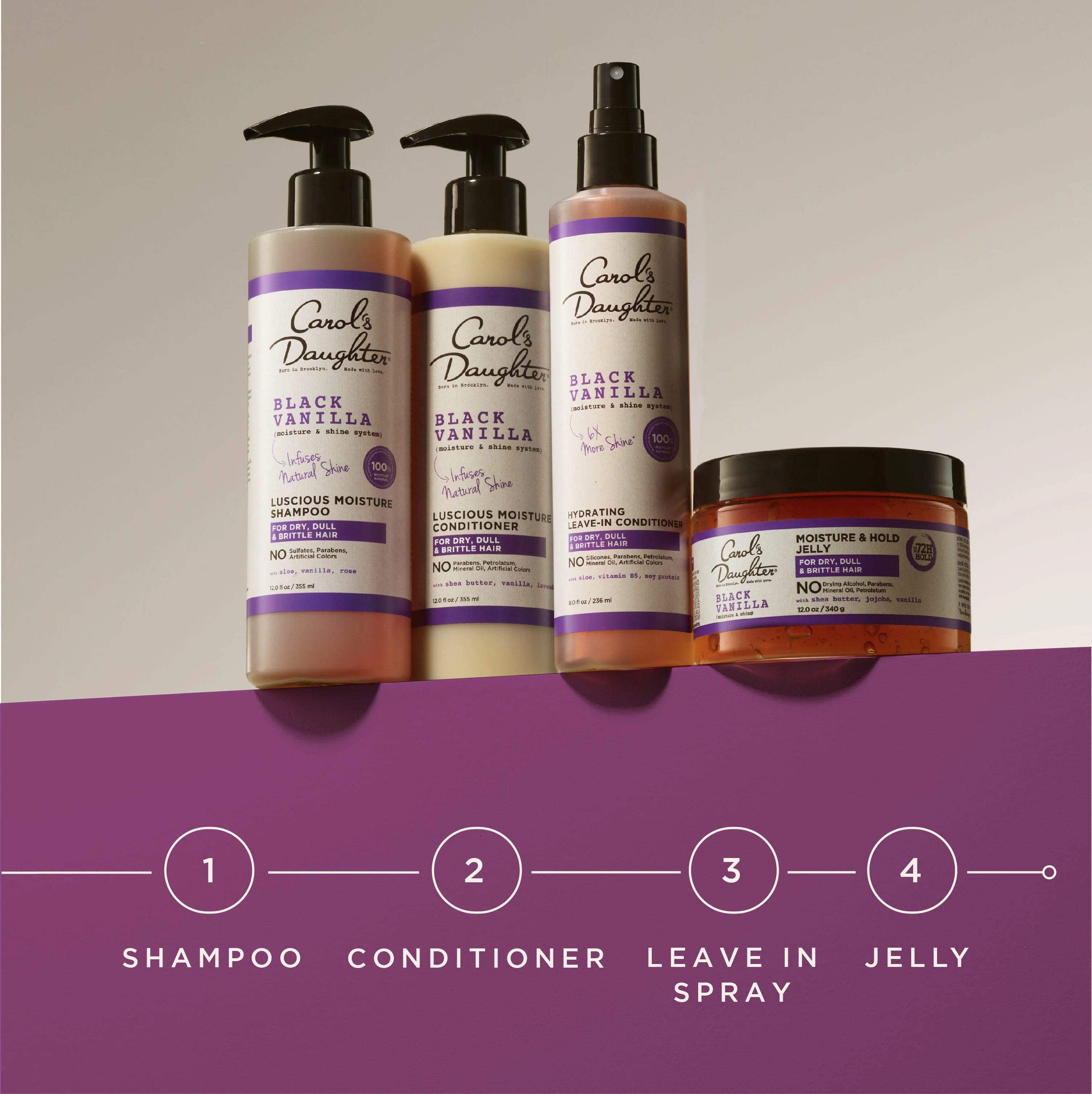 Black Vanilla Moisture & Shine Leave-In Conditioner - Image 11