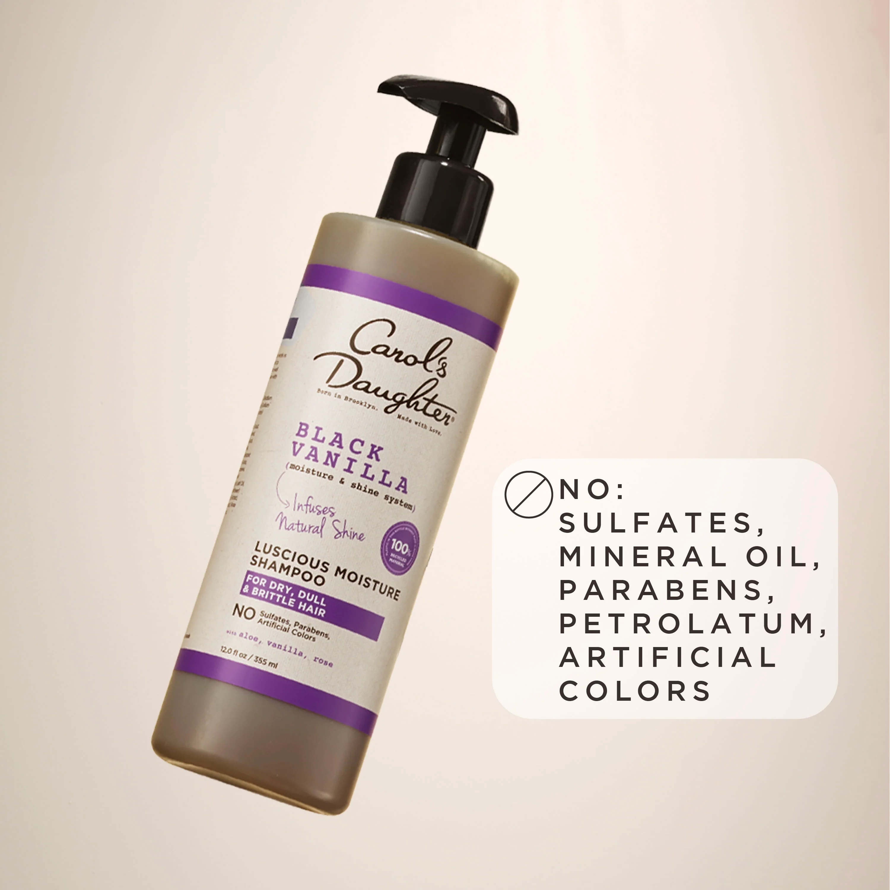 Black Vanilla Moisture & Shine Sulfate Free Shampoo - Image 7