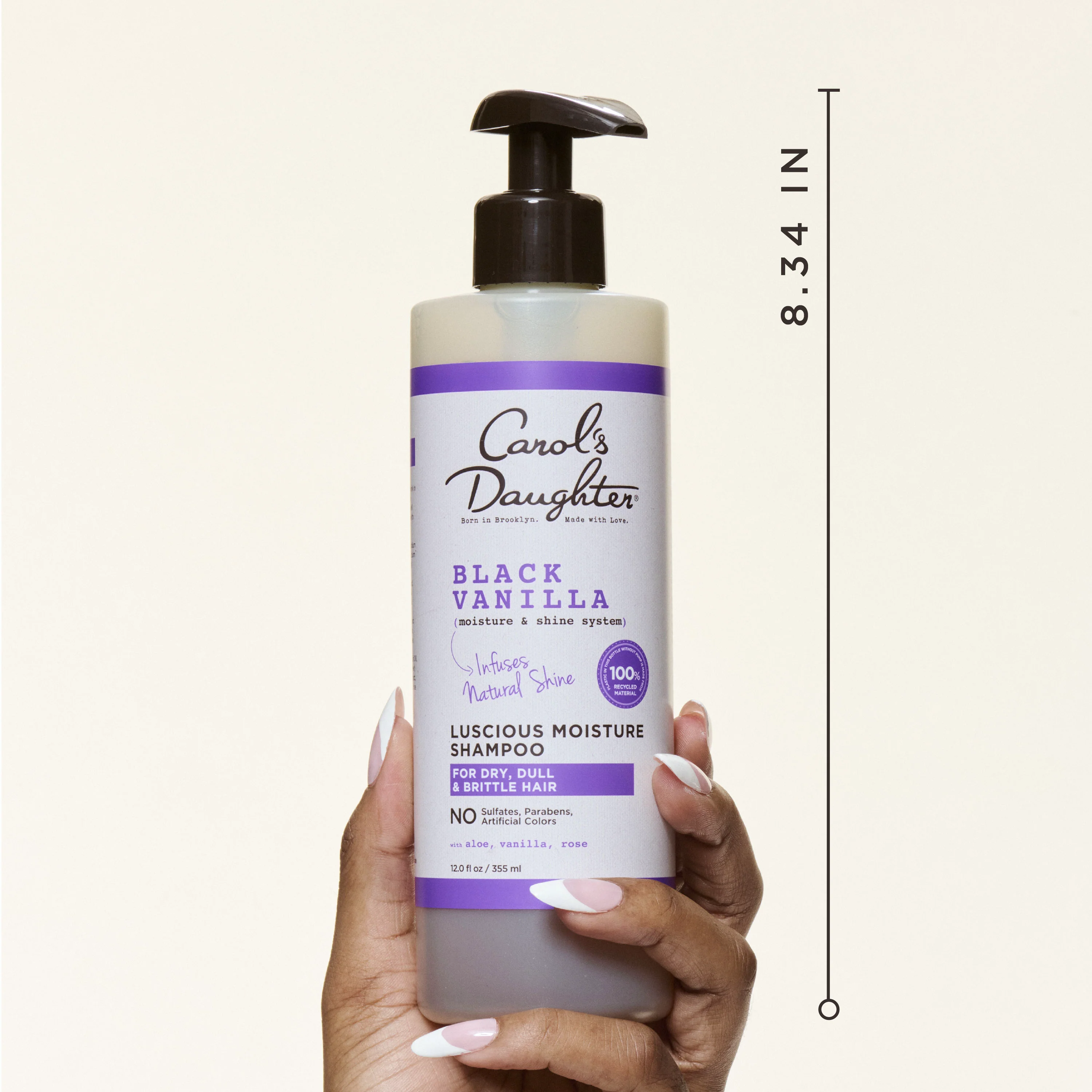 Black Vanilla Moisture & Shine Sulfate Free Shampoo - Image 8